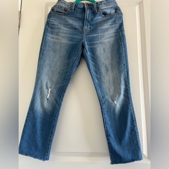 Madewell The High-Rise Slim Boyjean in Dover Wash Women’s Size 26 - Picture 4 of 12